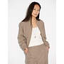 Mélange jacket SAMIE taupe