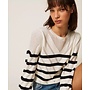 Striped jumper white/blue