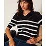 Striped jumper blue/white