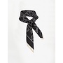 Monogram scarf raven