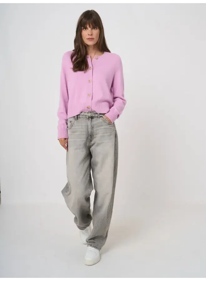 Cashmere cardigan glow