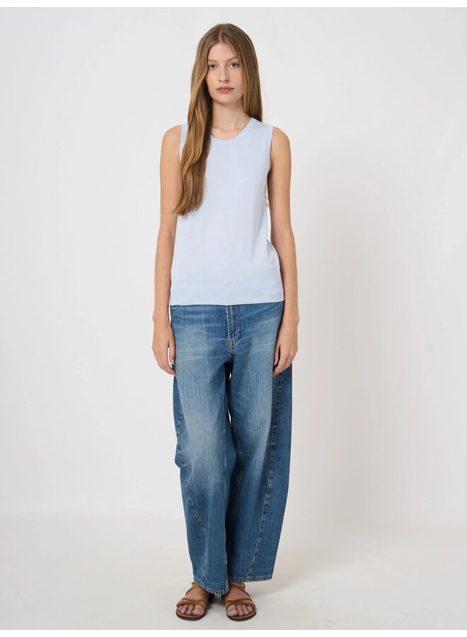 Basic cotton top ocean