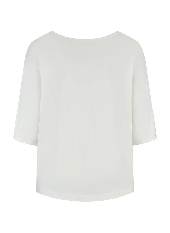 Belle Tee Off White