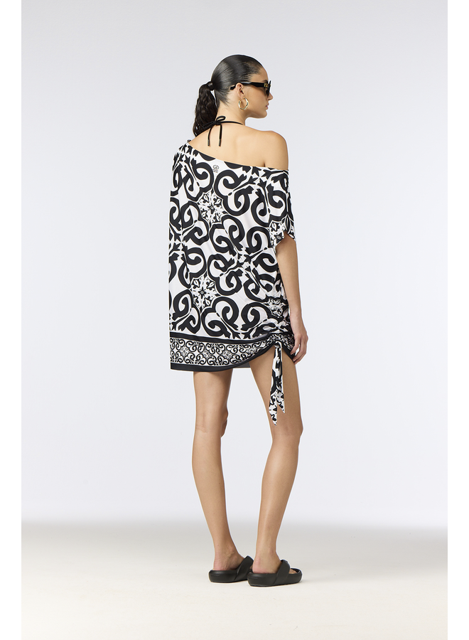 ROSETTA dress black/white