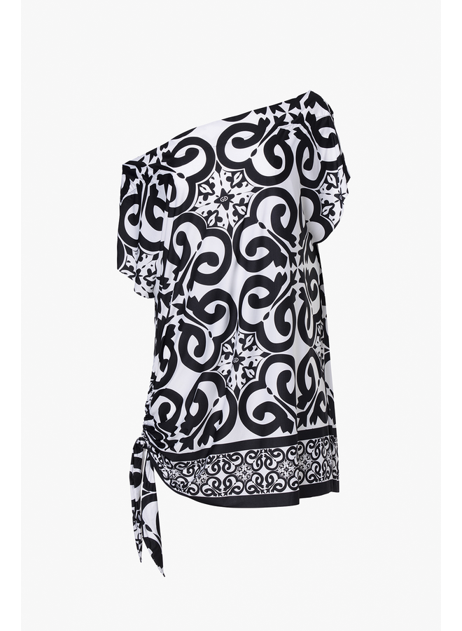 ROSETTA dress black/white