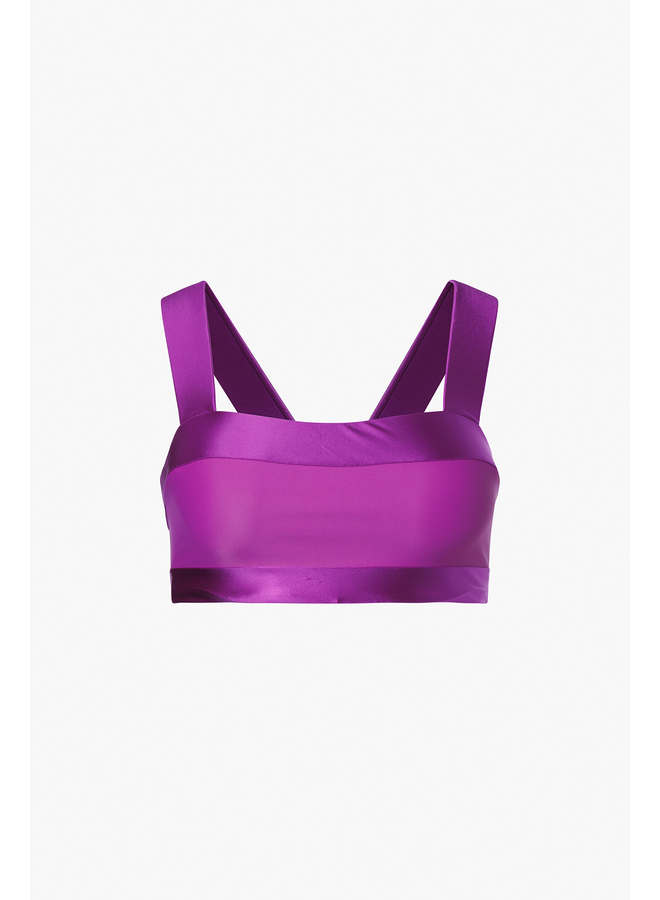 PLONGE bikini top viola