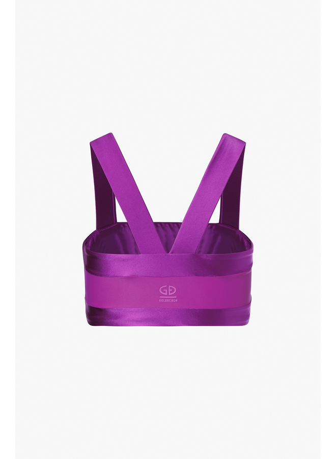 PLONGE bikini top viola
