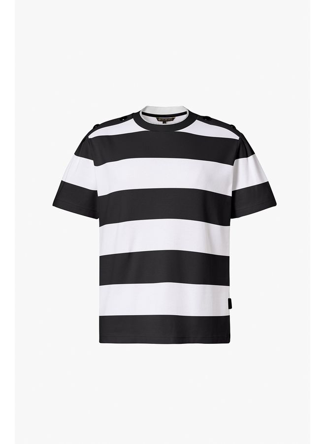 LIDO short sleeve top black/white