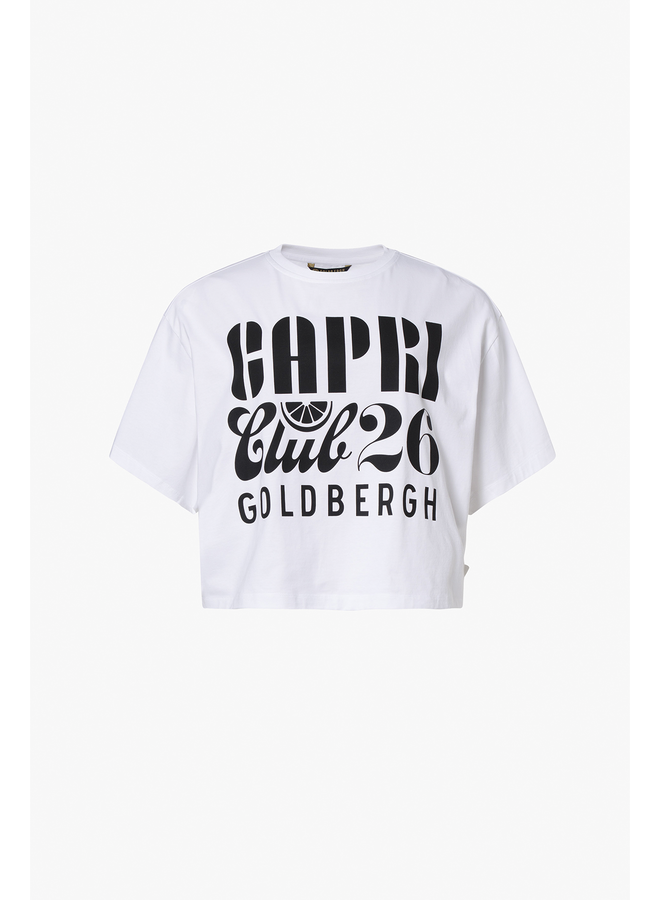 LUMEA short sleeve top white