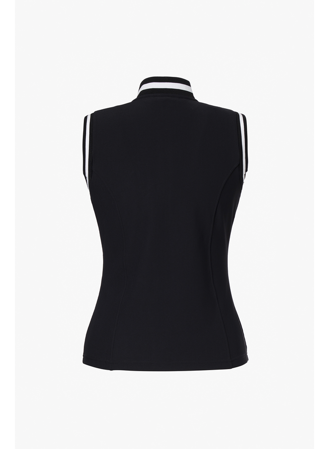 CAMELLIA sleeveless top black