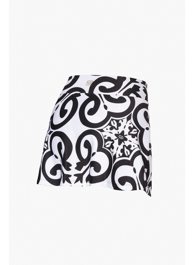 LUMINOSA skirt black/white