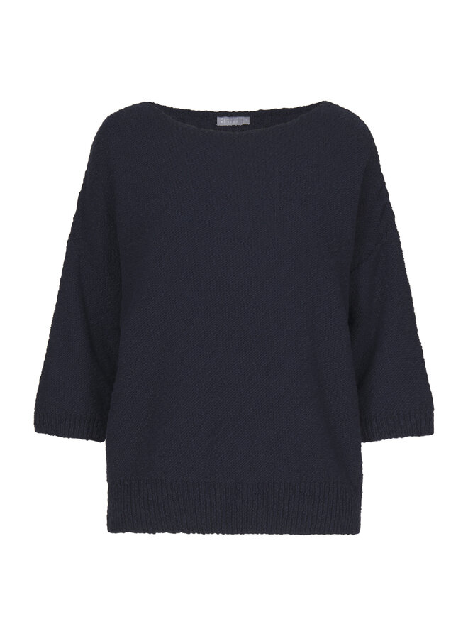 Cotton/Linen sweater Dark Sapphire