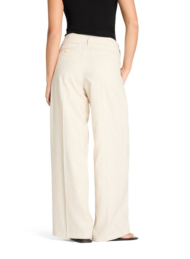 ADDISON pinstripe cream