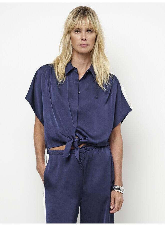 SIREN tie knot shirt moonlit blue