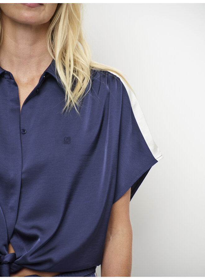 SIREN tie knot shirt moonlit blue