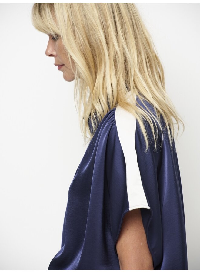 SIREN tie knot shirt moonlit blue