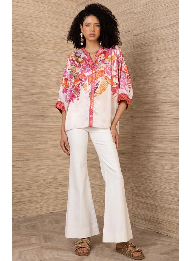 NERIAH Charmeuse top pink