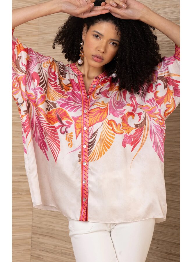 NERIAH Charmeuse top pink