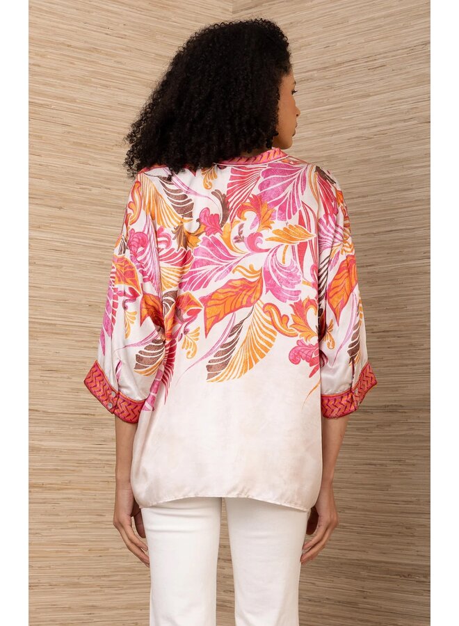 NERIAH Charmeuse top pink