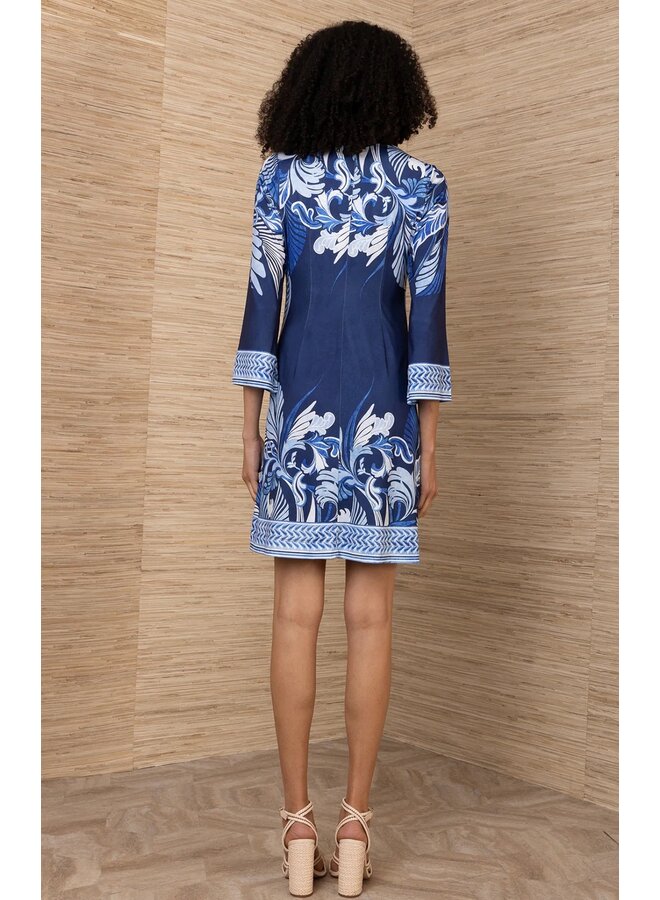 WRENLEE Jersey Dress navy