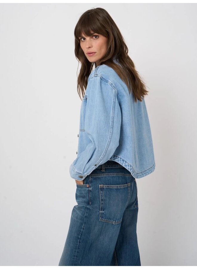 Denim blouse blue