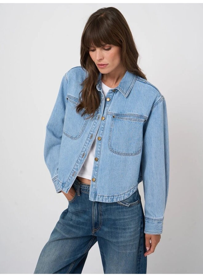 Denim blouse blue