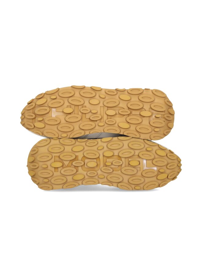 TROPEZ HAUTE LOW WOMAN leo blanc brun