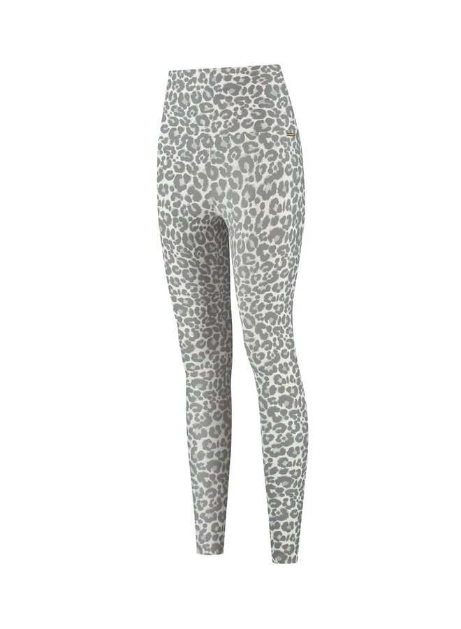 Classic Leggings High Waistband Leopard Limestone