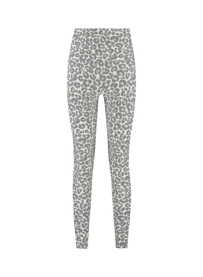 Classic Leggings High Waistband Leopard Limestone