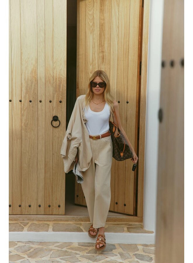 REESE SINGLET off white