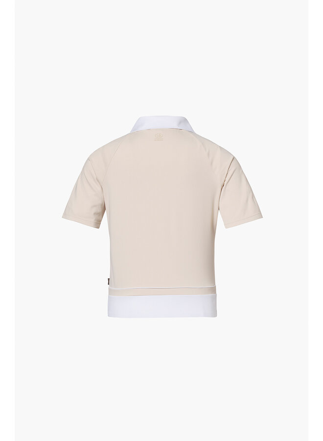 PICCOLO polo top champagne