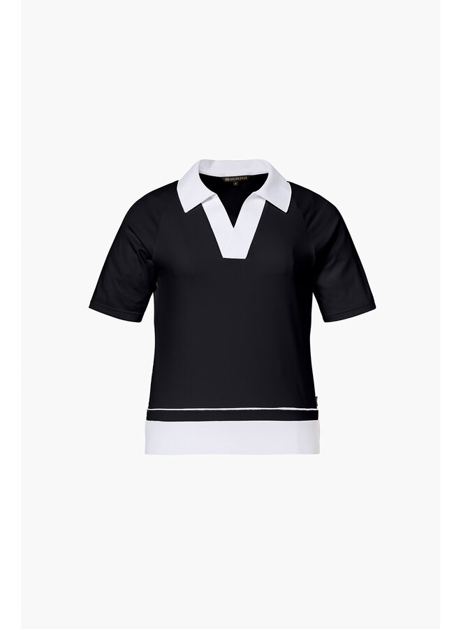 PICCOLO polo top black