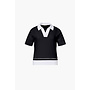 PICCOLO polo top black