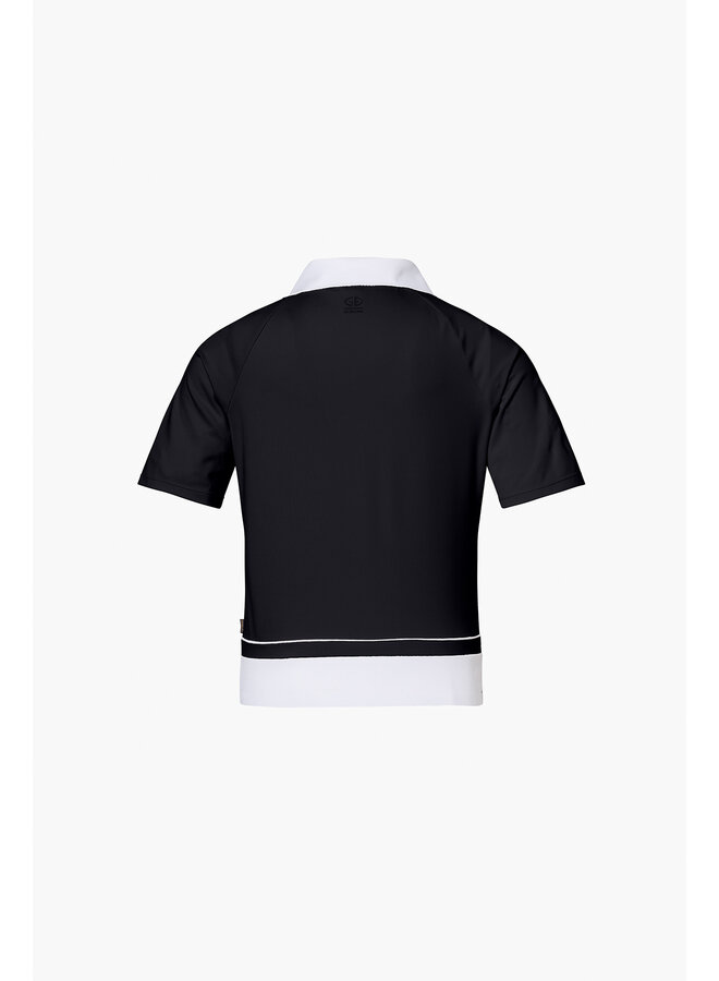 PICCOLO polo top black