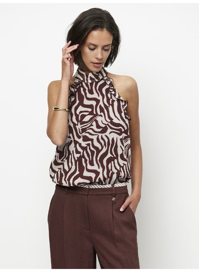 GALILEE printer halter top