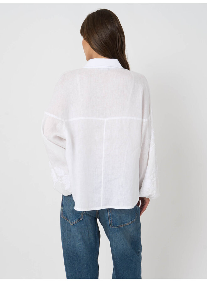 Linnen blouse white