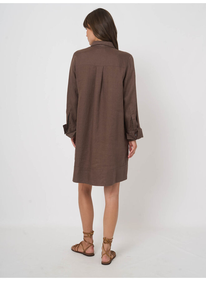 Linnen dress mud