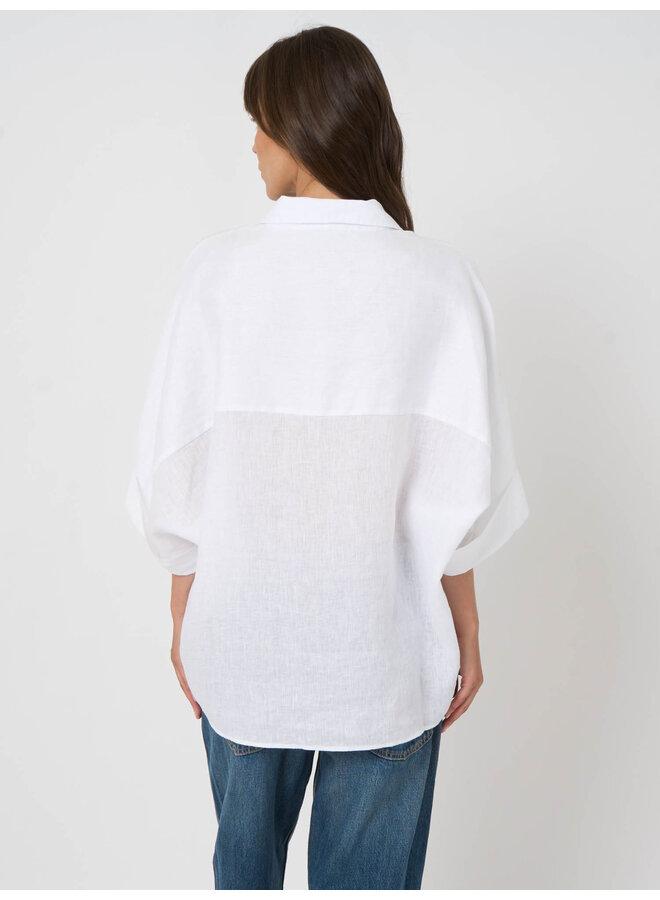 Linnen blouse white