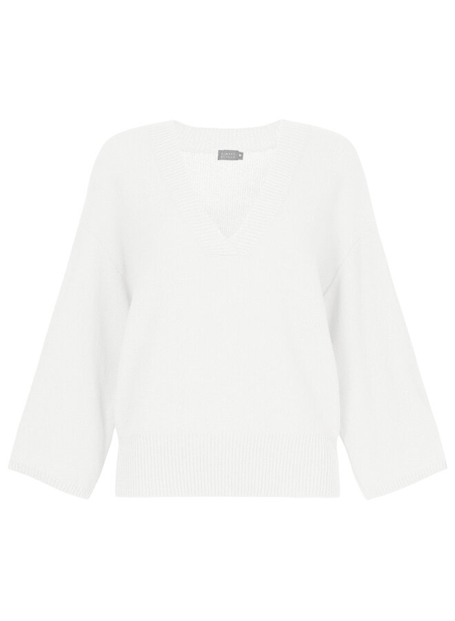 Cotton sweater White