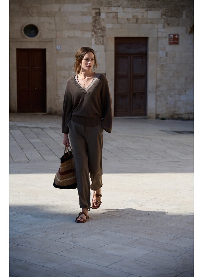 Cotton sweater Soft Bark