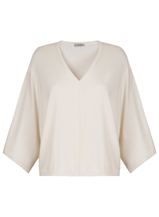 Sweater V-hals sandstone