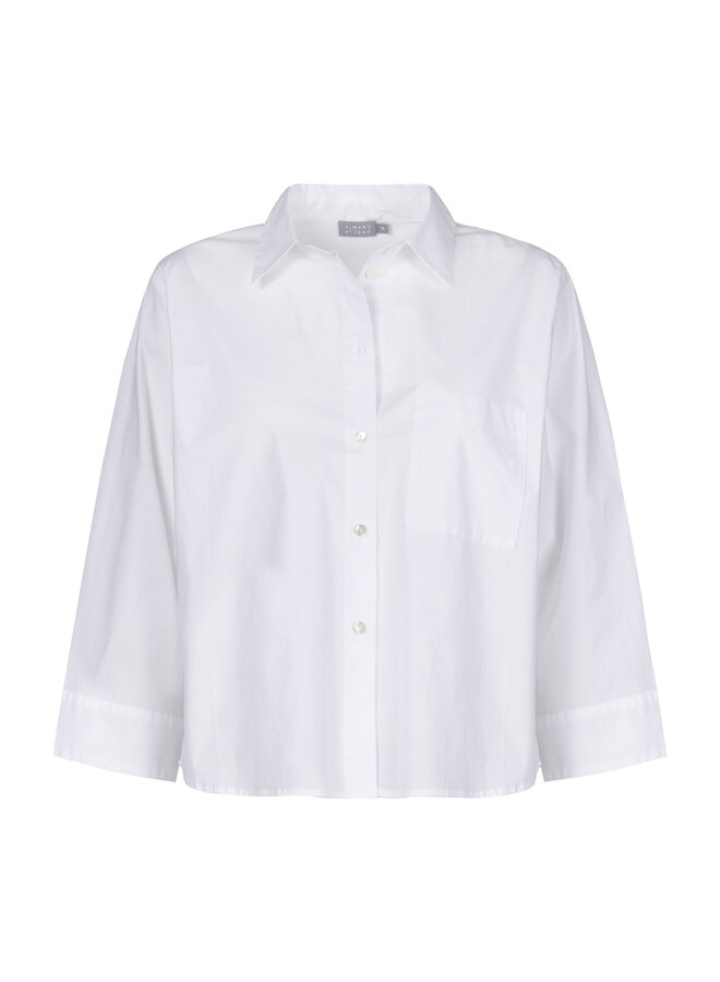 Cotton blouse white