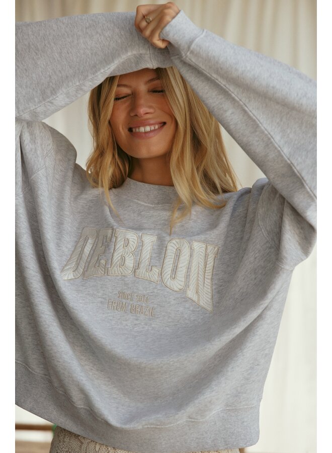 LIOR sweater light grey melange