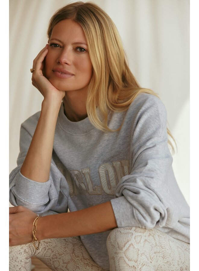 LIOR sweater light grey melange