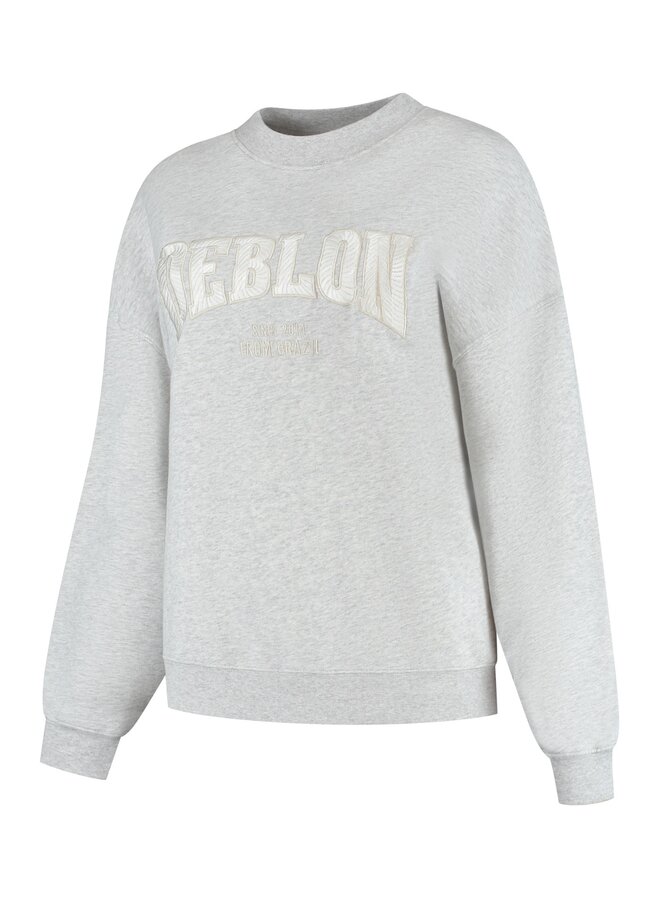 LIOR sweater light grey melange