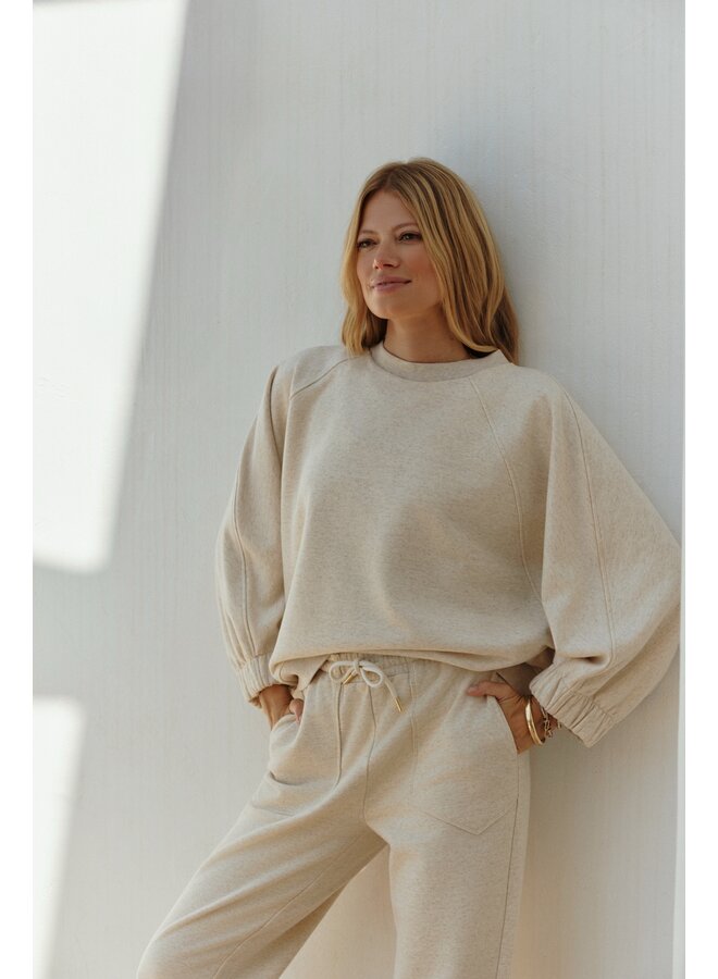 FLOOR sweater sand melange