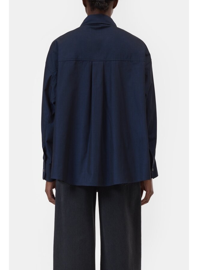 Cape shirt Dark night