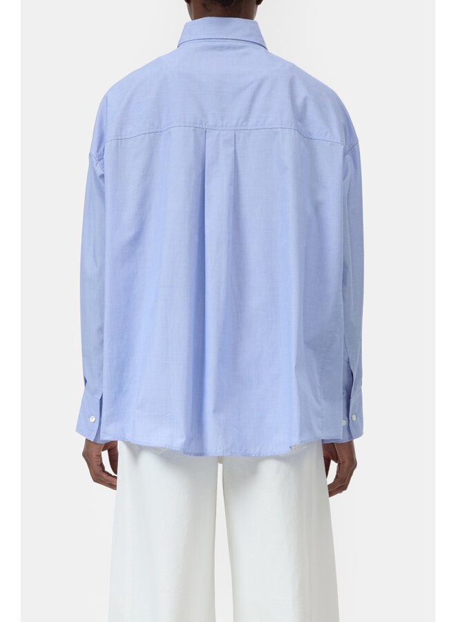 Cape shirt Sky blue