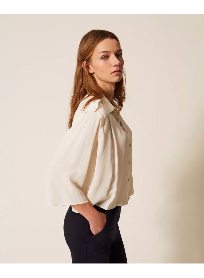 Shirt mother of pearl