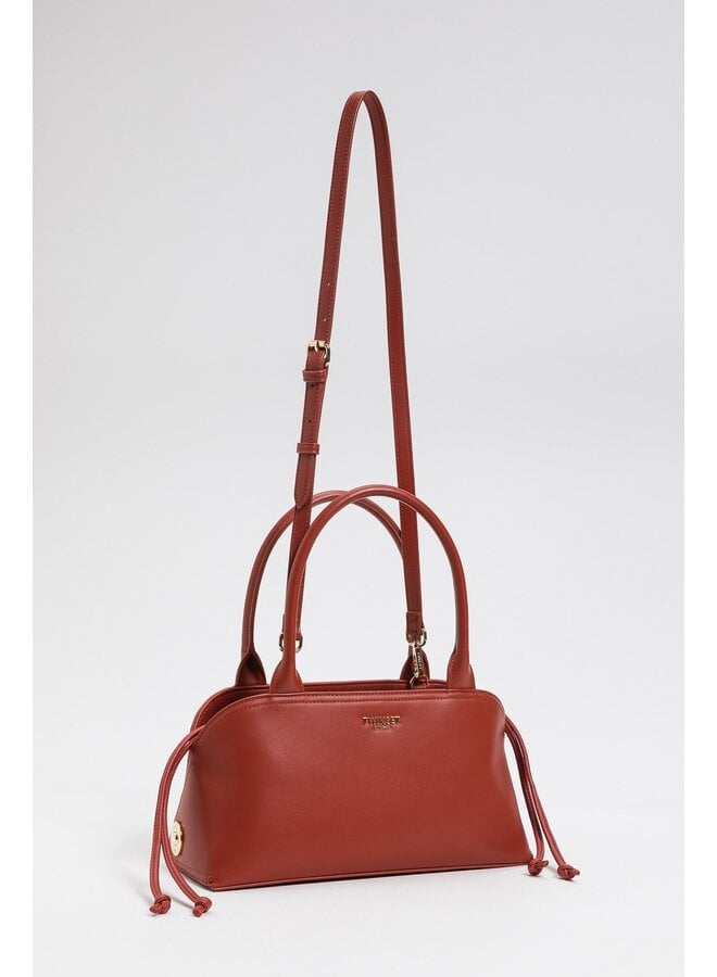 Bowler bag with clutch Brown Henna